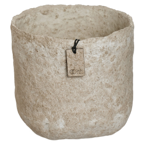 Clay Squared pot, Sand