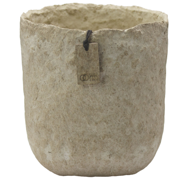 Clay Squared pot, Sand