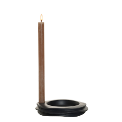  Lily candle holder/deco tray, Black