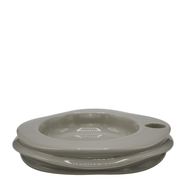  Lily lysestage/deko bakke with glossy finish, Sand