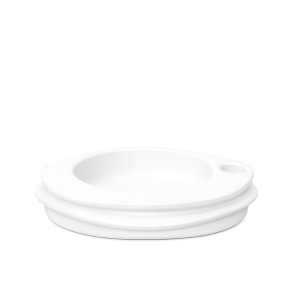 Lily lysestage/deko bakke, White