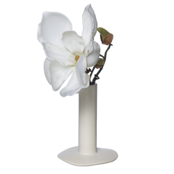 Lily vase, White