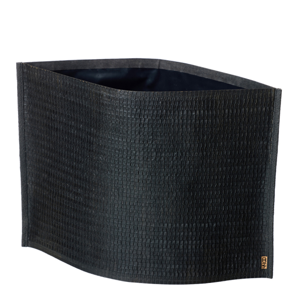 Mail Me XL - flat packed Flower Pot, Black