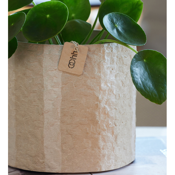 Hampton pot/pen holder. White/Beige