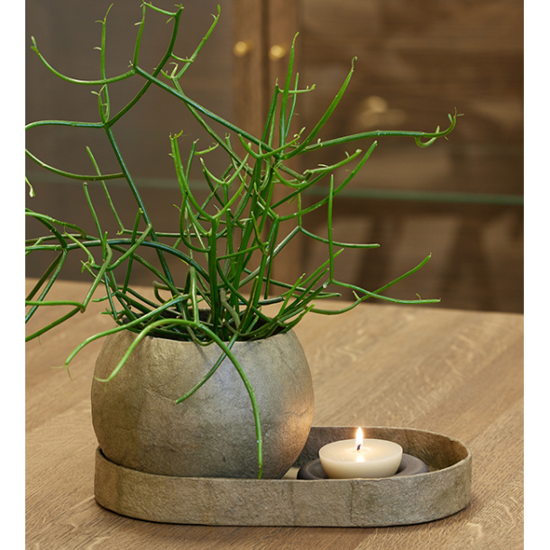 Pulp oval tray, Burnt Olive