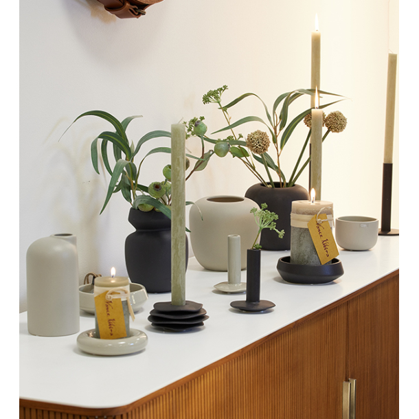 ANIA vase, sand finish, Black