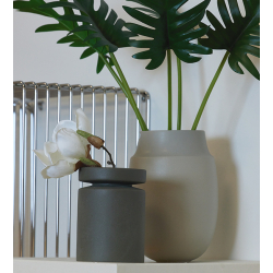 Ania Duo, Vase &amp; Lysestage, Burnt Olive