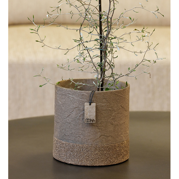 Wood'z Edge pot, Taupe