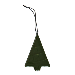 S/4 OOhhx xmas trees, Glossy H. Green