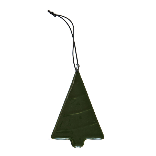 S/4 OOhhx xmas trees, Glossy H. Green