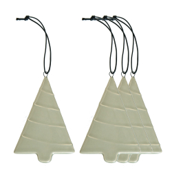 S/4 OOhhx xmas trees, Glossy Sand