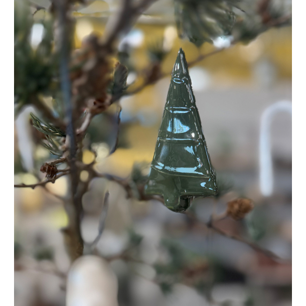 S/4 OOhhx xmas trees, Glossy H. Green