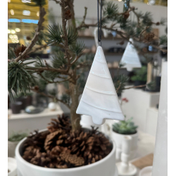 S/4 OOhhx xmas trees, Glossy White