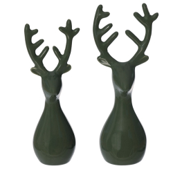 s/2 OOhh Deer, glossy Hunting Green