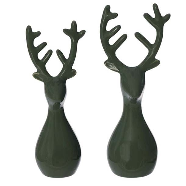 s/2 OOhh Deer, glossy Hunting Green