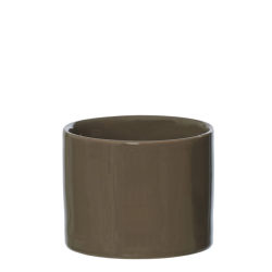 OOhh Mug &amp; Pot, Glossy Taupe