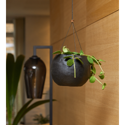 Pulp hanging pots, Burnt Olive
