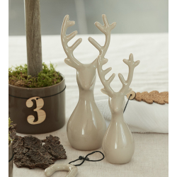 s/2 OOhh Deer sandy finish, White 