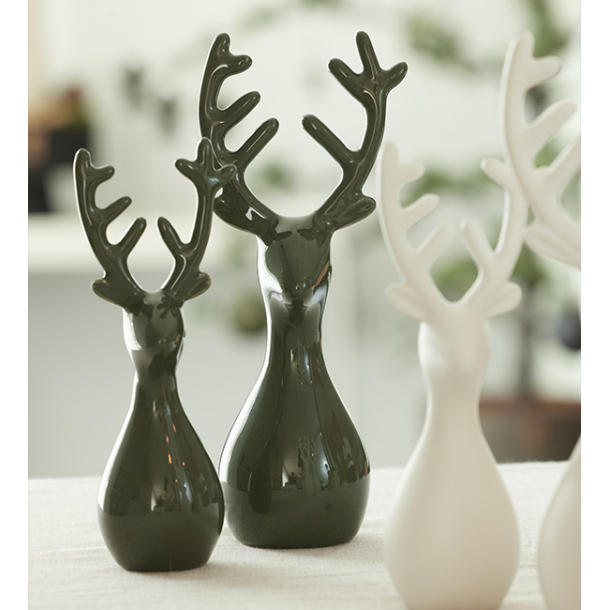 s/2 OOhh Deer sandy finish, White 