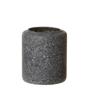 Palma granite vase, Dark Grey
