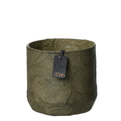 Pulp flower pot. Zero Waste, Burnt Olive