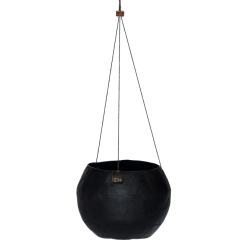 Pulp hanging pots, Black