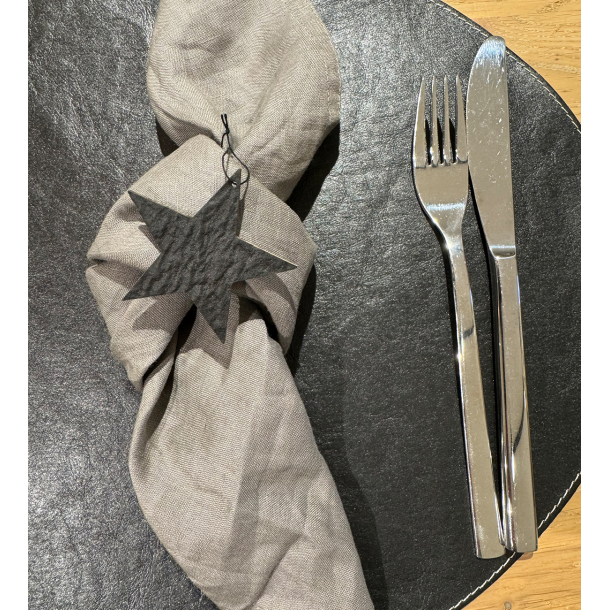 Kuvert m/12 pulp juleornamenter, Natur