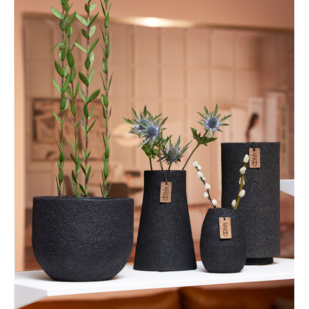 Wood'z pique fleur vase, ASH