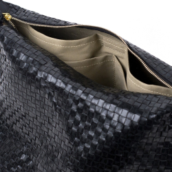 GEMMA BAG SMALL INTRECCIATO BLACK