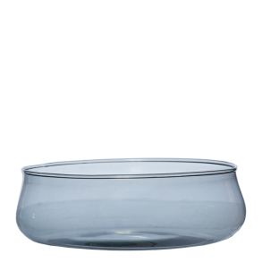 Valencia recycled glass bowl, Mauve Taupe