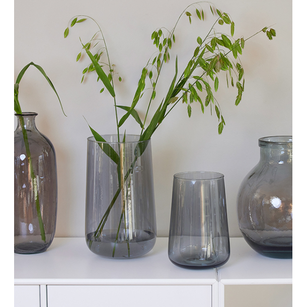 Valencia drop vase, Mauve Taupe