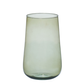 Valencia drop vase i genanvendt glas, Sage