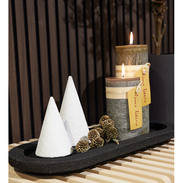 Timber� Pillar Candle, Burnt Olive