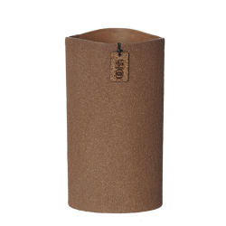 WOODz Drape vase, Mocha Mousse