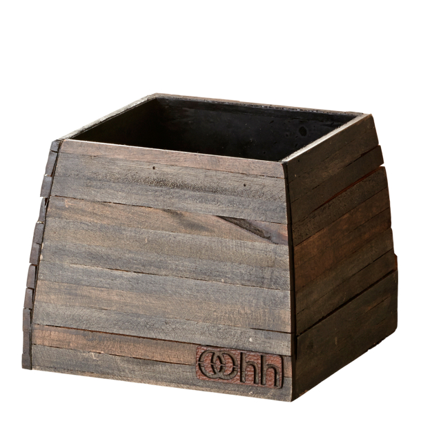 Woody Pot Black, 16x16x13