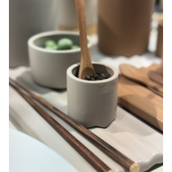 St med 2 Wave ggebgere, Lysebrun mat