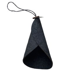 Xmas Hanging Cone, Black