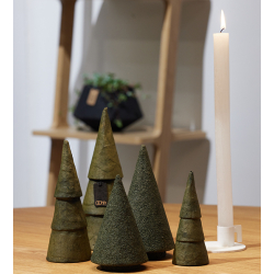 s/2 WOODz xmas trees, Burnt Olive