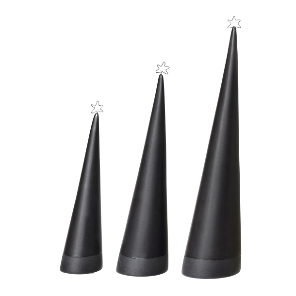 Set of 3 Windy Trees, Black