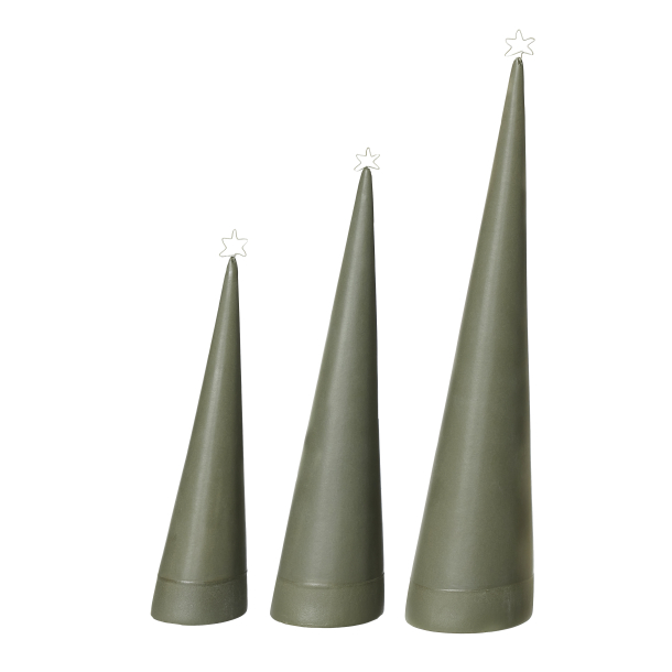 Set of 3 Windy Trees, Green