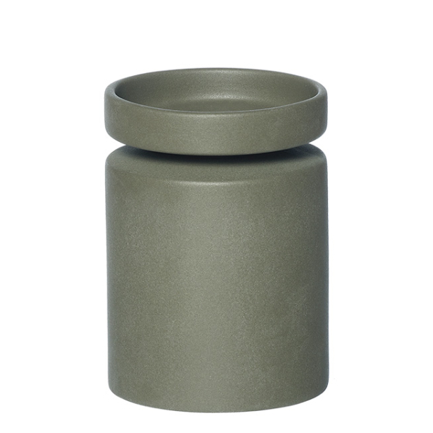 Ania Duo, Vase &amp; Candle Holder, Burnt Olive