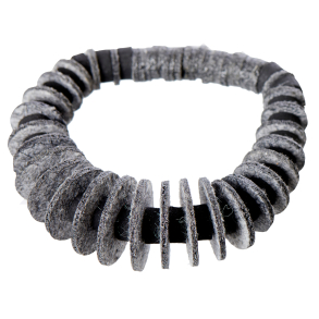Bracelet Eco-felt, Grey