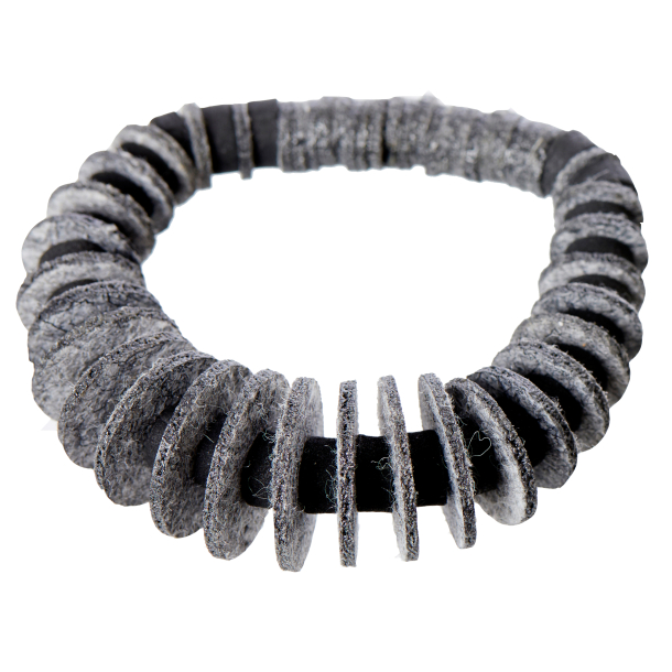 Bracelet Eco-felt, Grey