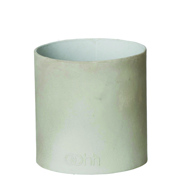 Cylinder Pot, Grey (Kopi)