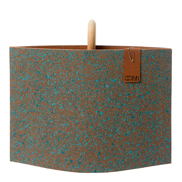 Copper painted balance vase