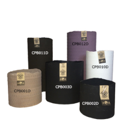 Cylinder Vase With Dots, Dark Brown