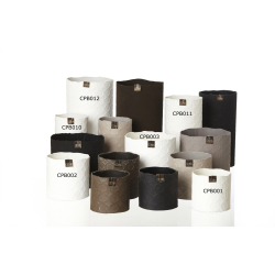 Cylinder Vase With Rounds, Purple