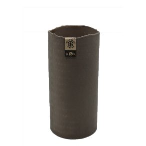 Cylinder Vase With Dots, Light Brown