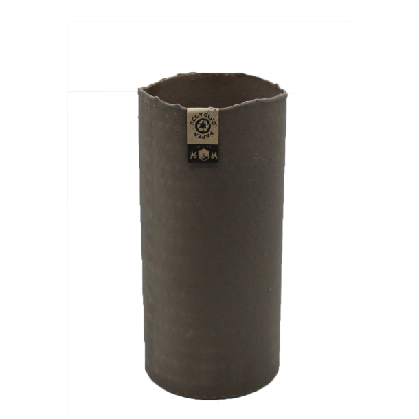 Cylinder Vase With Dots, Light Brown