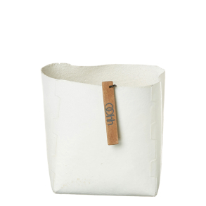 Firkantet potte, White